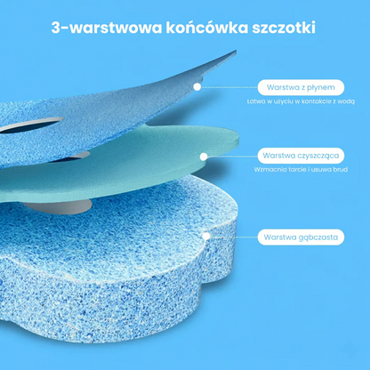 Bezdotykowa szczotka do WC z wymiennymi końcówkami